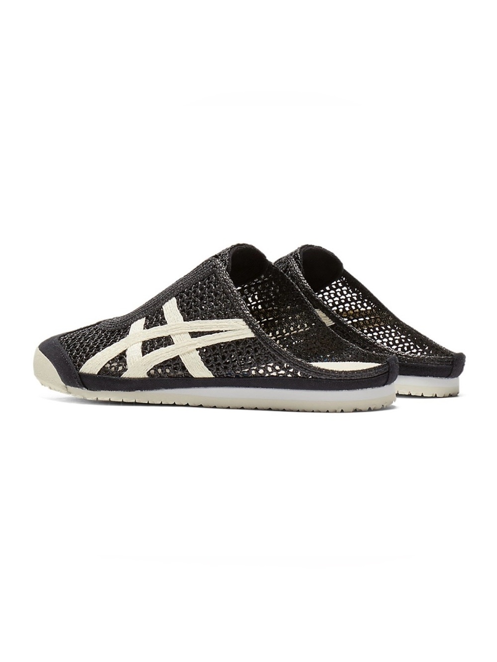 Onitsuka Tiger by Asics Black & White Slip-On Mexico 66 Sabot Sneakers - 11.5 - Picture 2 of 9